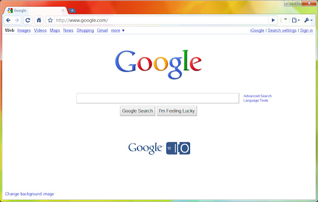 Google I/O 2010 Theme[Aero Version]  from Chrome web store to be run with OffiDocs Chromium online